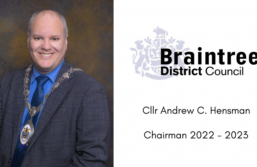 Braintree District Council Chairman 2022 - 2023